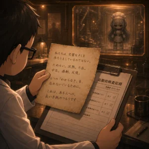 検査員のクリップボード
