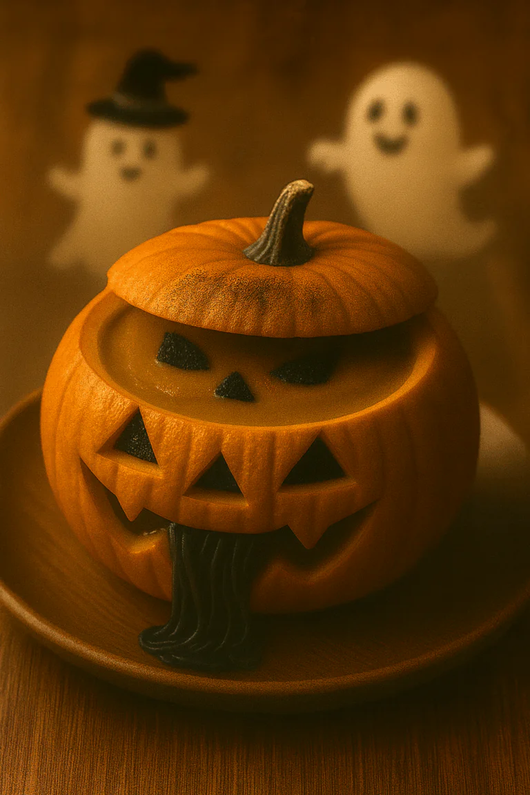 🎃パンプキン👻ゴースト・カレーシチュー麺